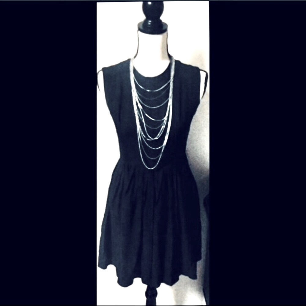 Vintage Little Black Dress: Classic & Chic, Sleeveless w/ Mini Skirt, Sz. XS